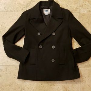 Black pea coat